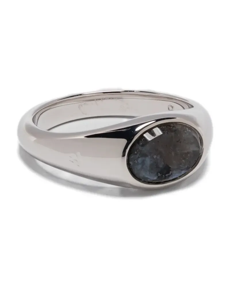 Tom Wood Joe Larvikite Ring - Silber Silber