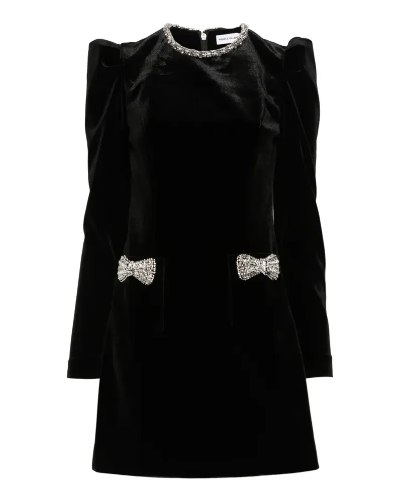 Rebecca Vallance Imogen long-sleeve mini dress - Schwarz Schwarz