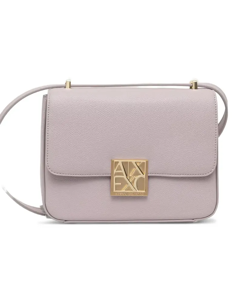 Armani Exchange Gekörnte Umhängetasche - Violett Violett