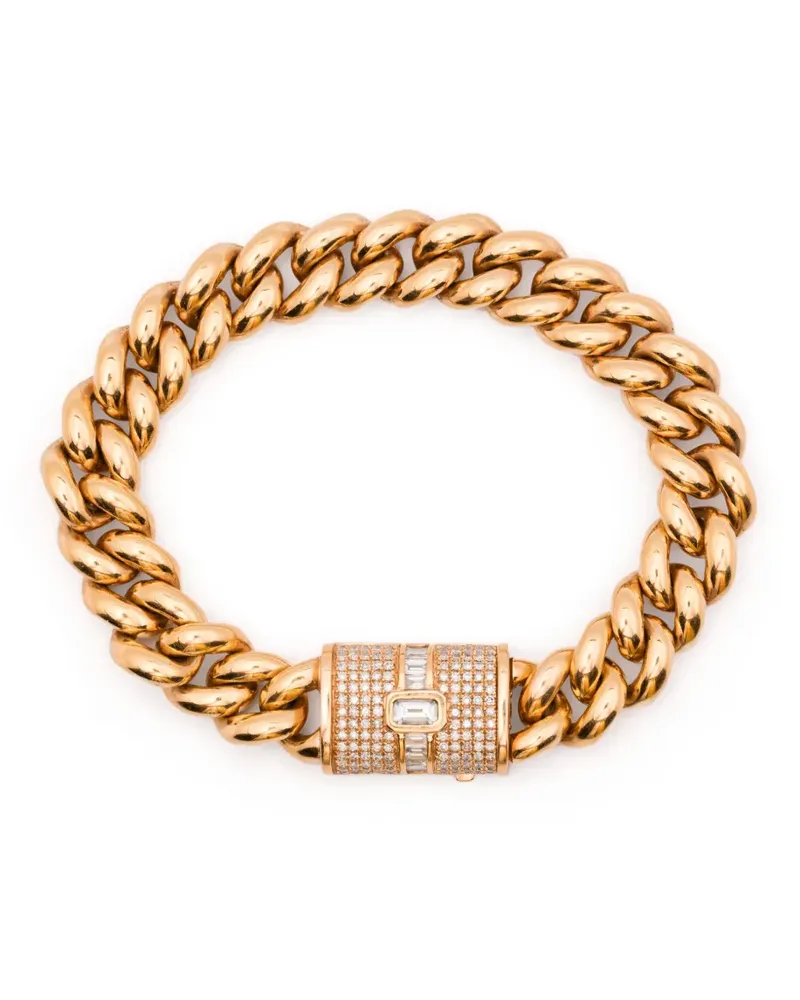 SHAY 18kt Rotgoldarmband mit Diamant - Rosa Rosa