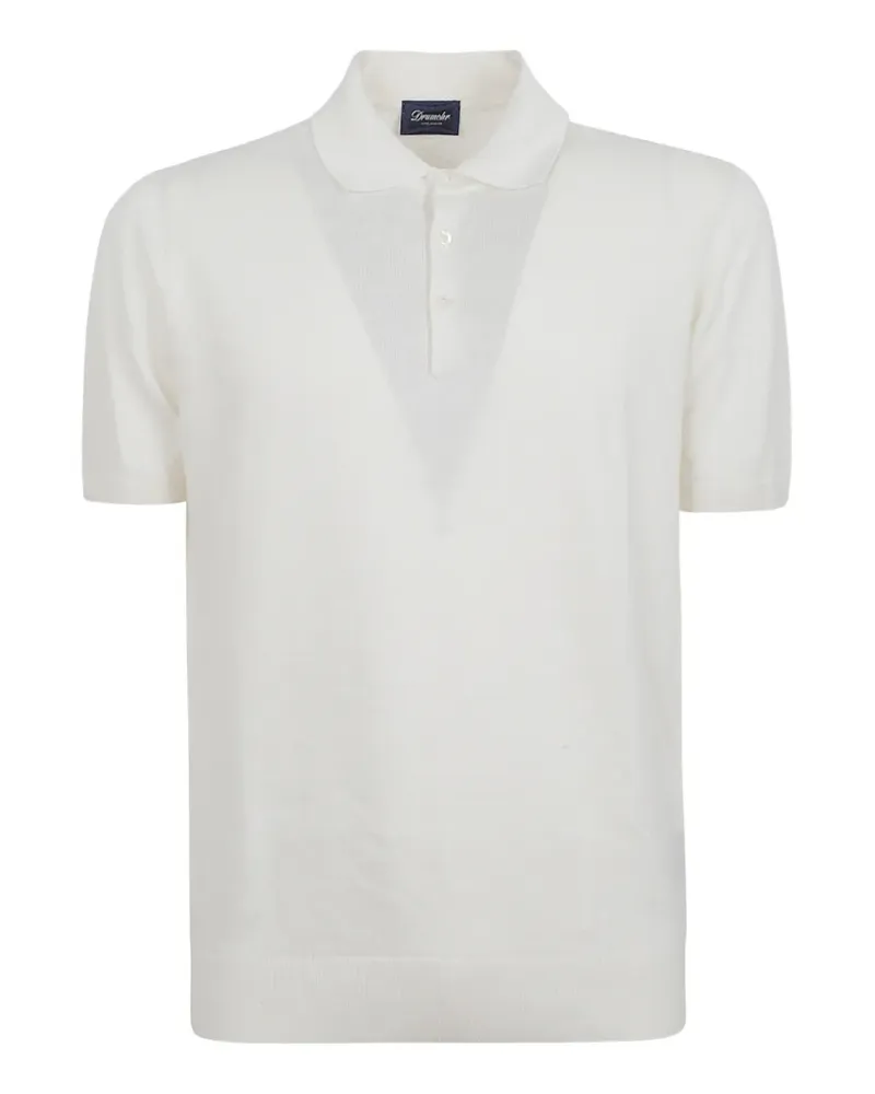 Drumohr  fine-knit polo shirt - Nude Nude