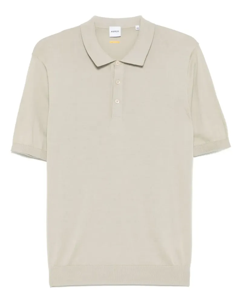 ASPESI Klassisches Poloshirt - Grün Grün