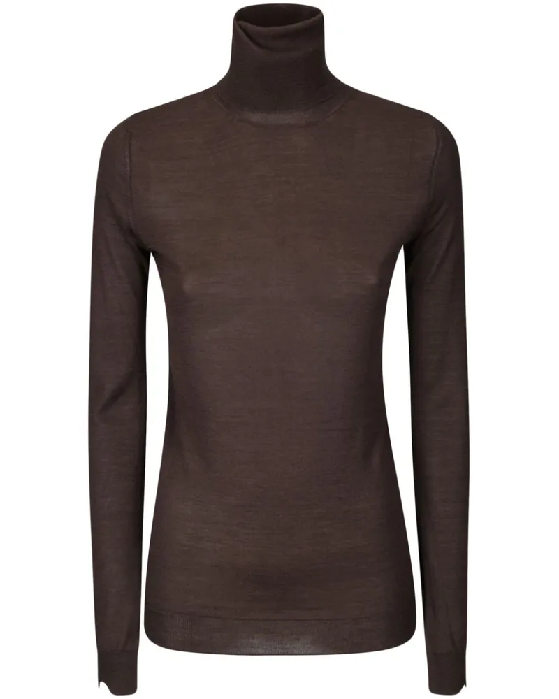 Stefano Mortari Klassischer Rollkragenpullover - Braun Braun