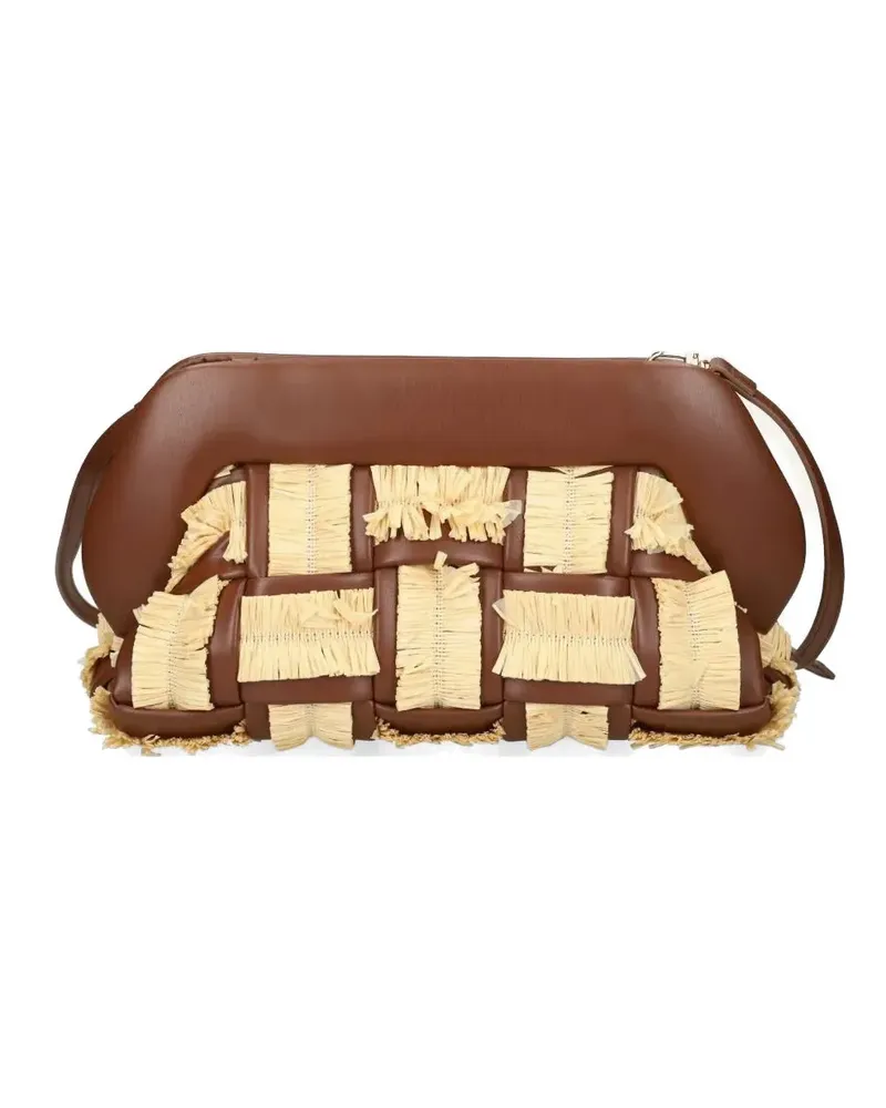 THEMOIRÈ fringed satchel cross body bag - Braun Braun