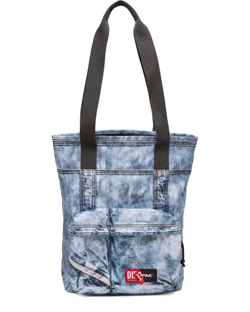 Diesel x Eastpak Jeans-Trompe-l'oeil-Tote Bag - Blau Blau