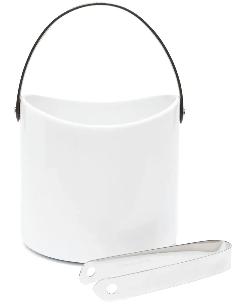 Ralph Lauren Home Wyatt Eisbehälter aus Porzellan - Weiß Weiß
