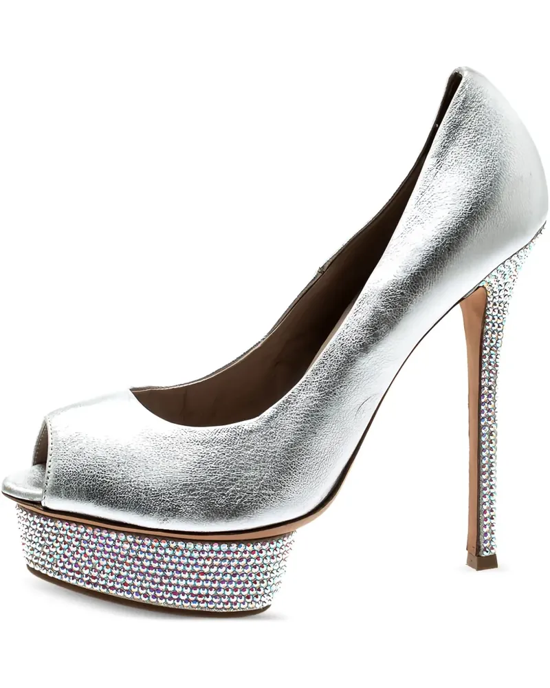 Le Silla Pumps mit Absatz 145mm - Silber Silber