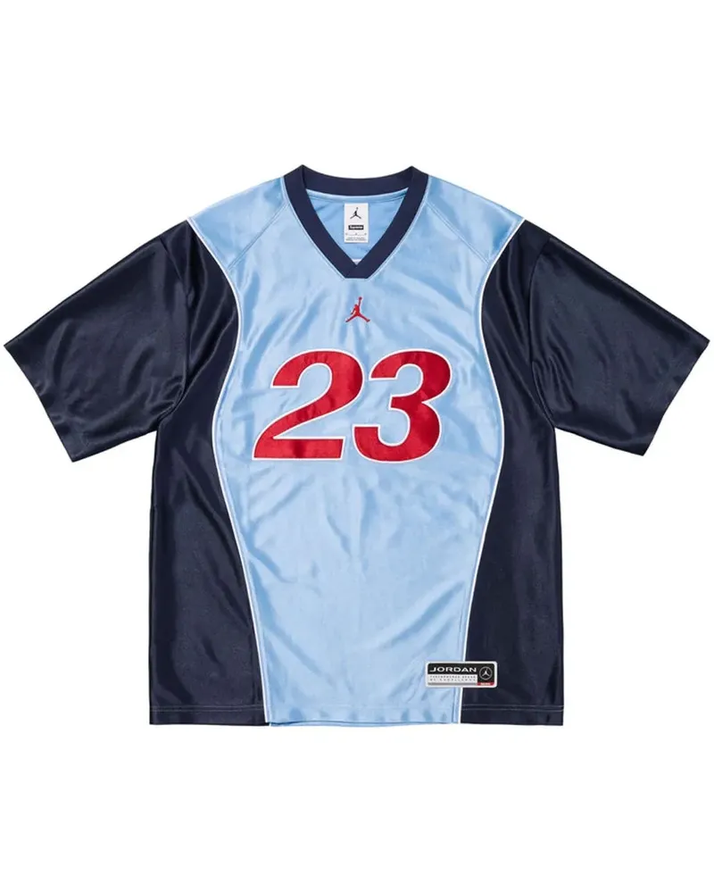 Supreme Being x Jordan Warm Up Trikot - Blau Blau
