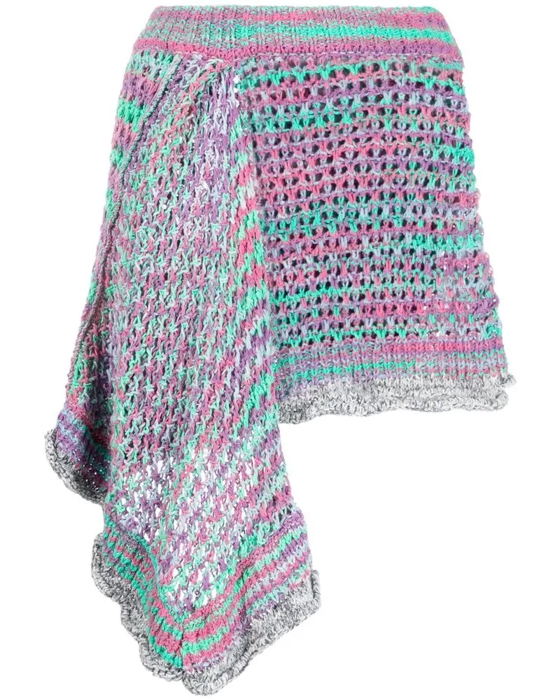 ATTICO Asymmetrischer Minirock - Rosa Rosa