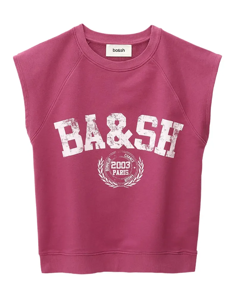 ba&sh Ärmelloses Beata Sweatshirt - Rosa Rosa