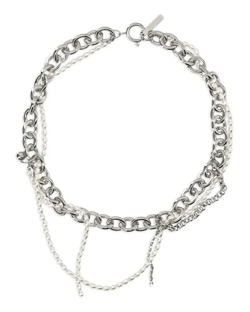 Justine Clenquet chain necklace - Silber Silber