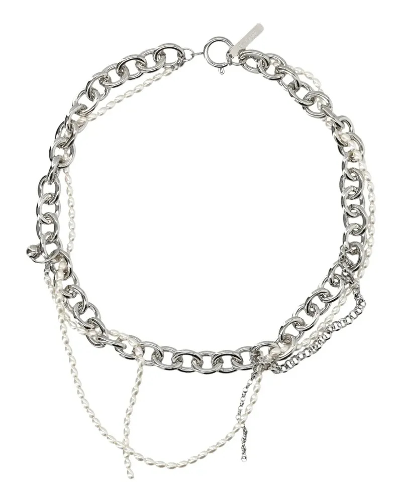 Justine Clenquet chain necklace - Silber Silber