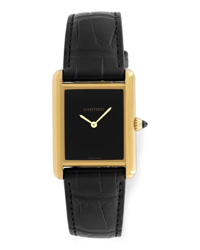 Cartier Tank Louis Armbanduhr 25mm - Schwarz Schwarz