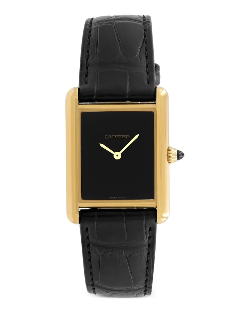 Cartier Tank Louis Armbanduhr 25mm - Schwarz Schwarz