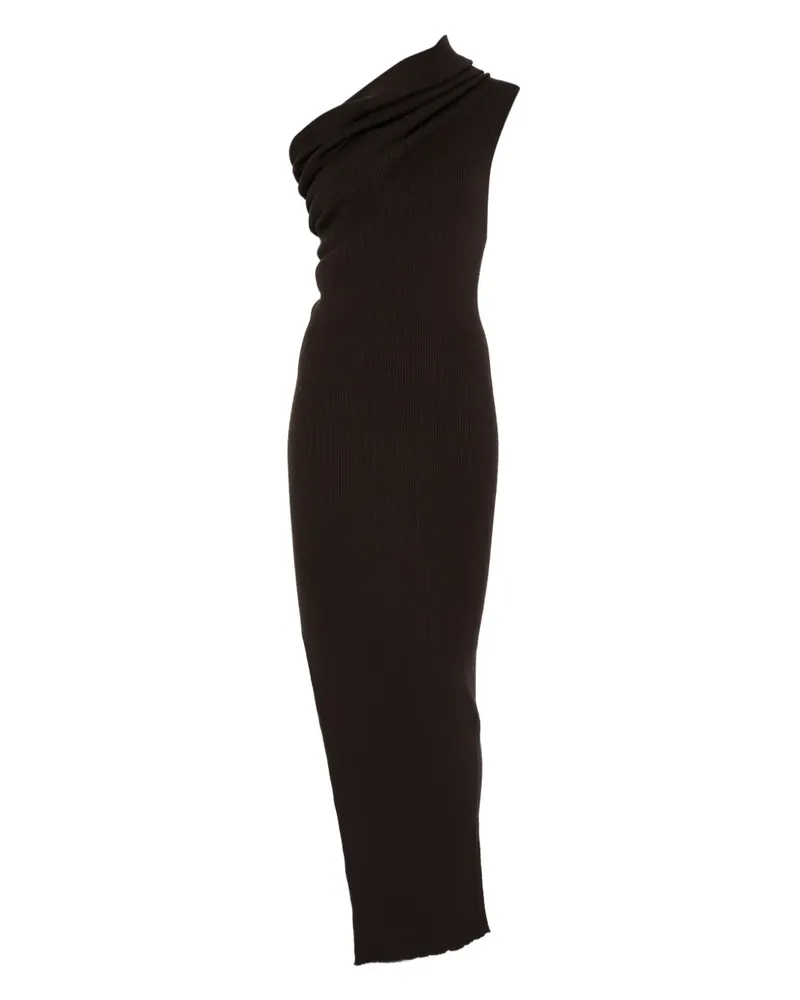 Rick Owens Asymmetrisches Thena Maxikleid - Braun Braun