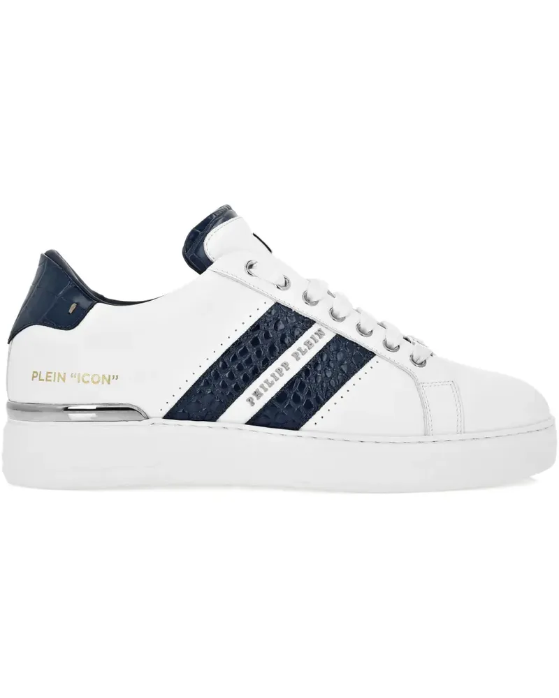 Philipp Plein Sneakers mit Plateau - Weiß Weiß