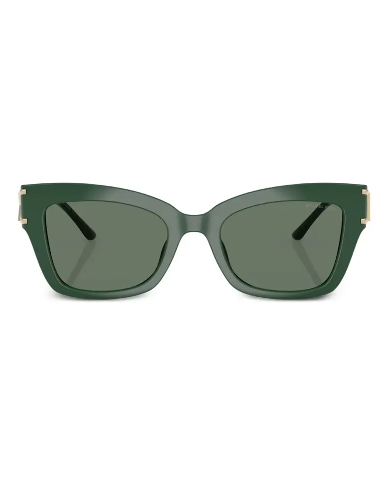 Michael Kors Sonnenbrille mit Logo-Schild - Grün Grün
