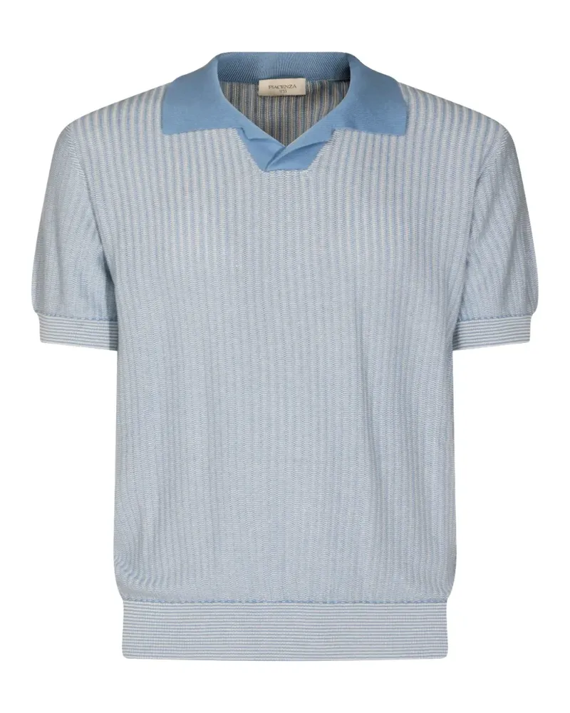 Piacenza Cashmere short-sleeved sweater - Blau Blau