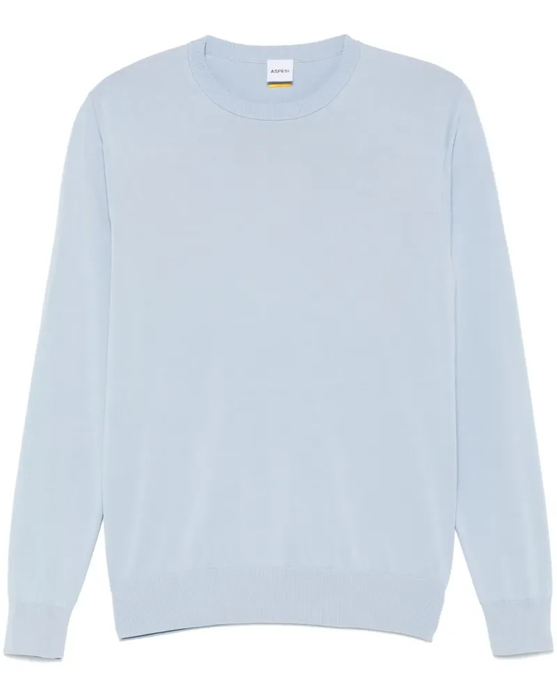 ASPESI Pullover aus Baumwolle - Blau Blau