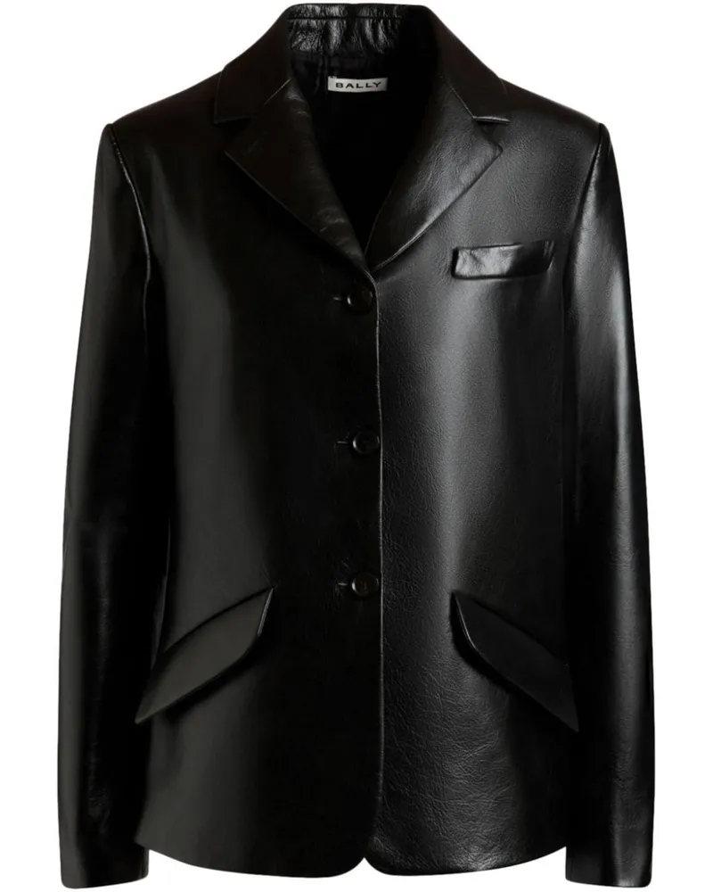Bally Blazer mit fallendem Revers - Schwarz Schwarz