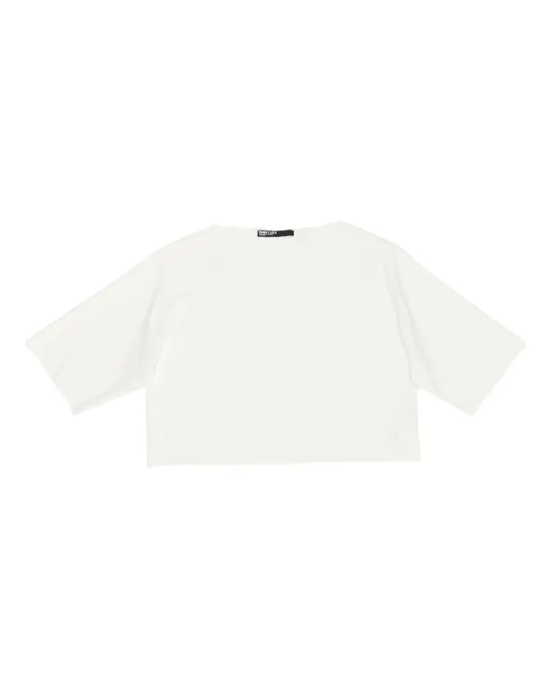 BIMBA Y LOLA T-Shirt mit U-Boot-Ausschnitt - Weiß Weiß