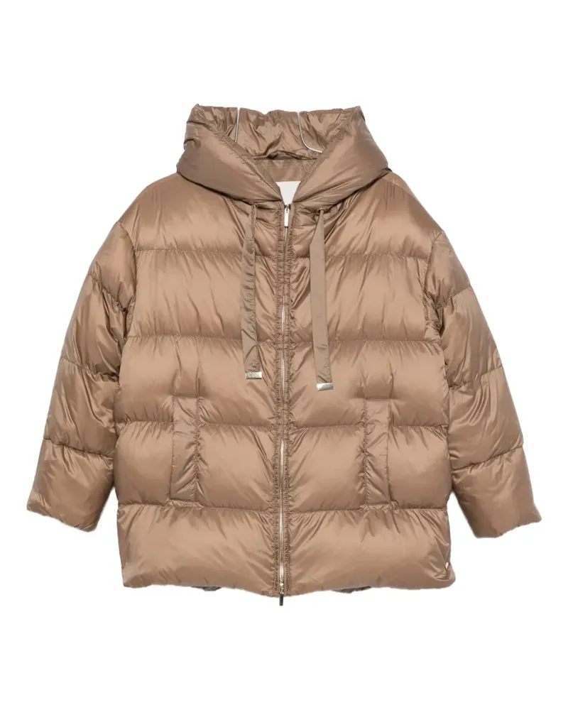 Max Mara Nerine hooded jacket - Nude Nude