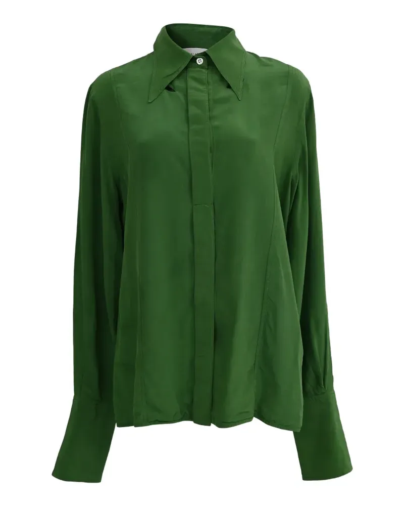Victoria Beckham 2020s Crepe shirt - Grün Grün