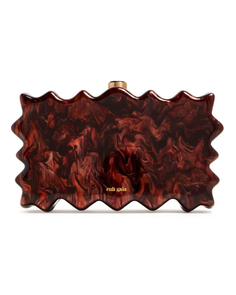 Cult Gaia Paloma Clutch Braun