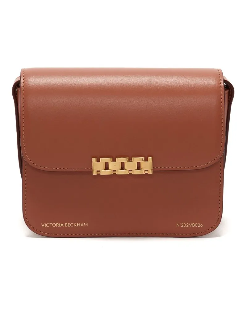 Victoria Beckham Mini Chain Schultertasche - Braun Braun
