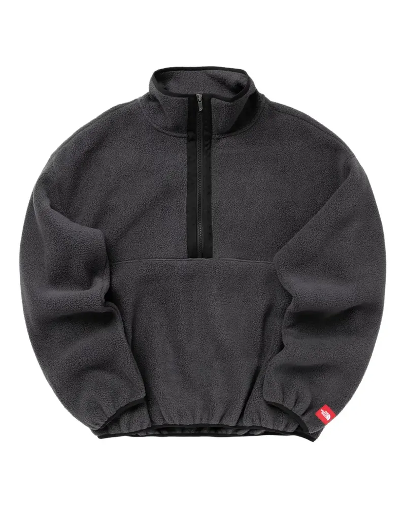 The North Face Red Box Sweatshirt mit kurzem Reißverschluss - Grau Grau