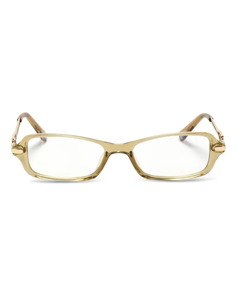 Le Specs Brille mit eckigem Gestell - Gold Gold
