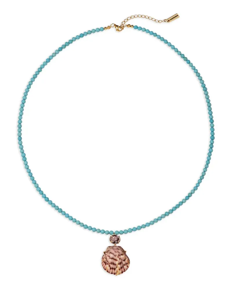 Jennifer Behr Deidre shell-pendant necklace - Gold Gold