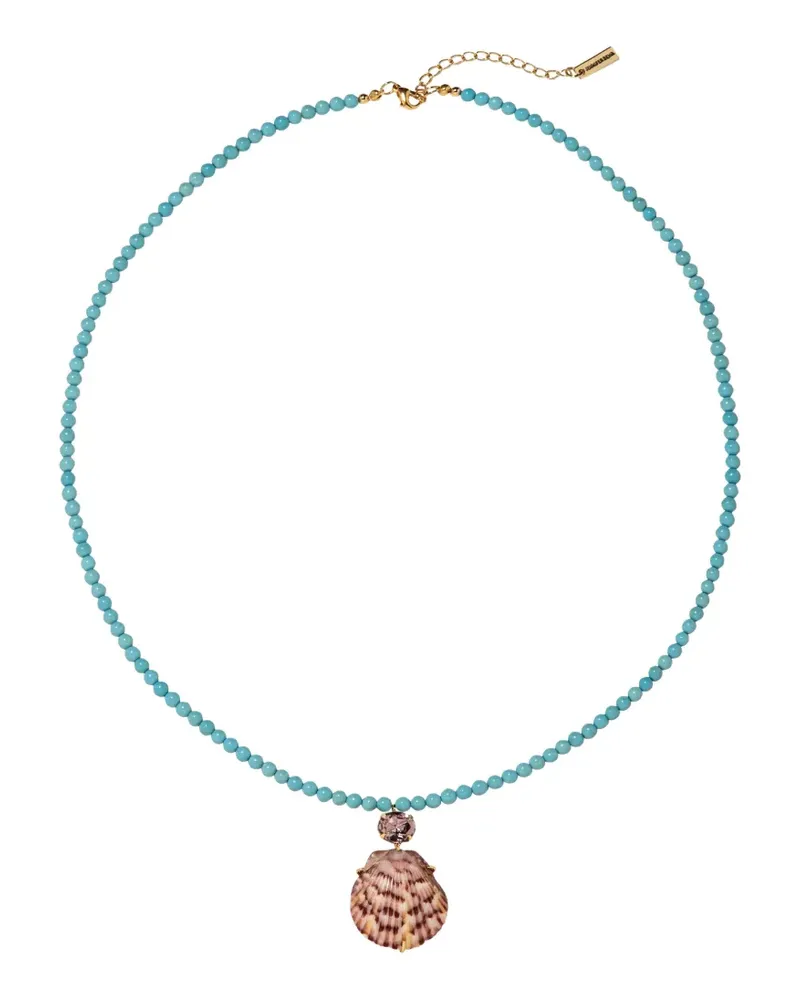 Jennifer Behr Deidre shell-pendant necklace - Gold Gold