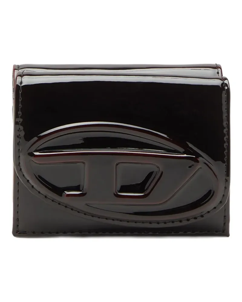 Diesel Portemonnaie mit Logo-Schild - Rot Rot