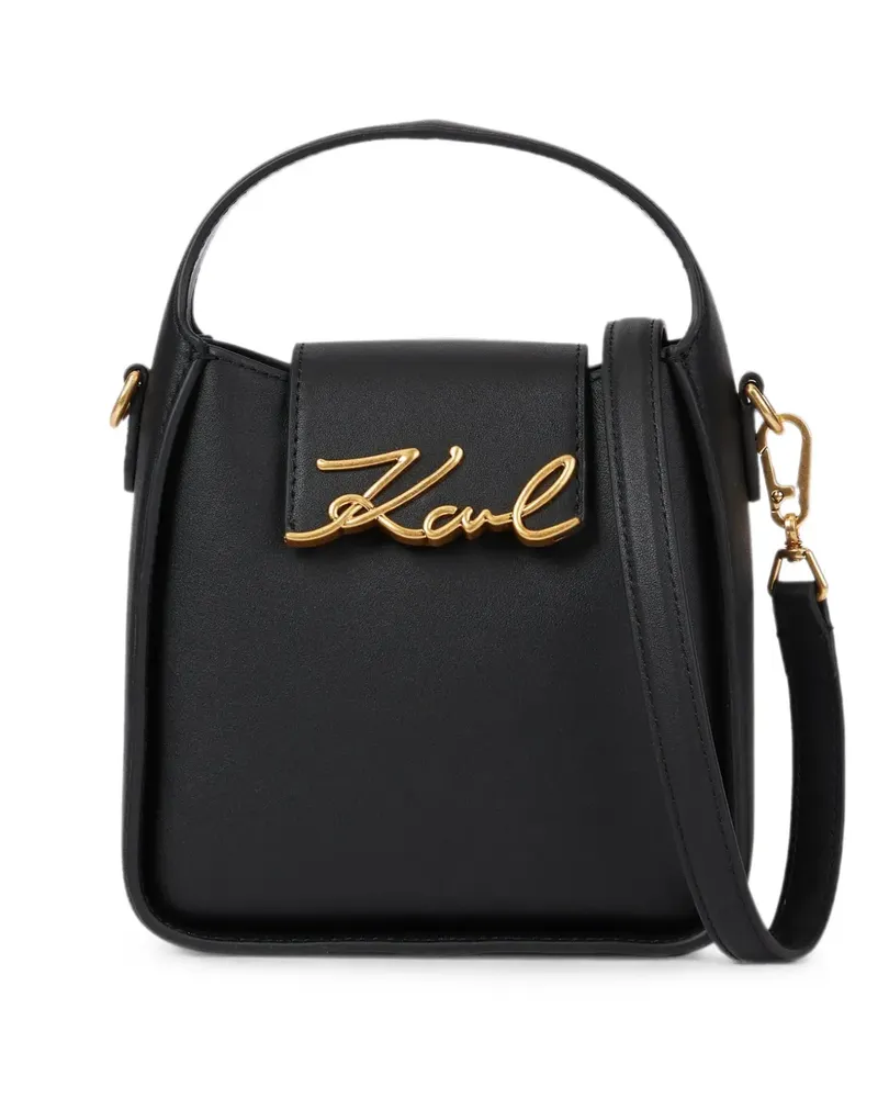 Karl Lagerfeld Kleine K/Signature Umhängetasche - Schwarz Schwarz