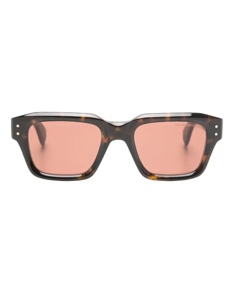 Cutler and Gross Eckige Sonnenbrille - Braun Braun