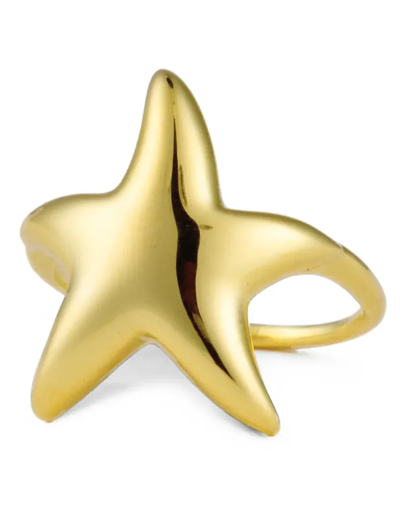 Eshvi sculpted starfish ring - Gold Gold