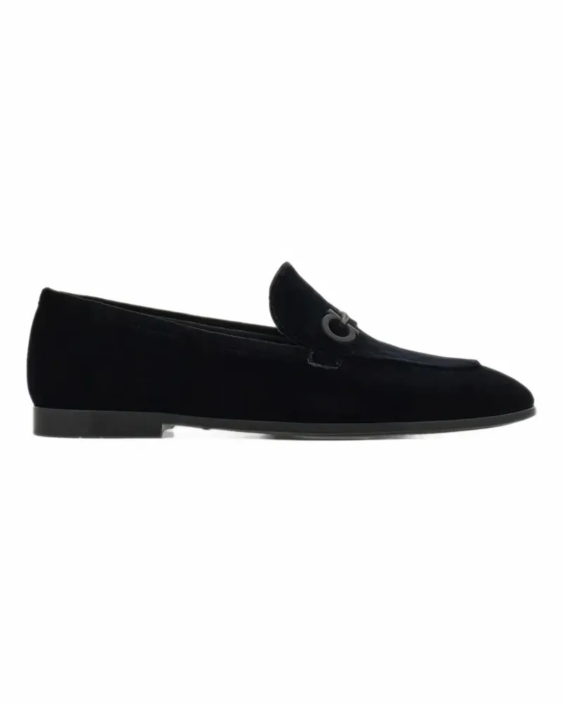 Ferragamo Gancini Loafer - Schwarz Schwarz