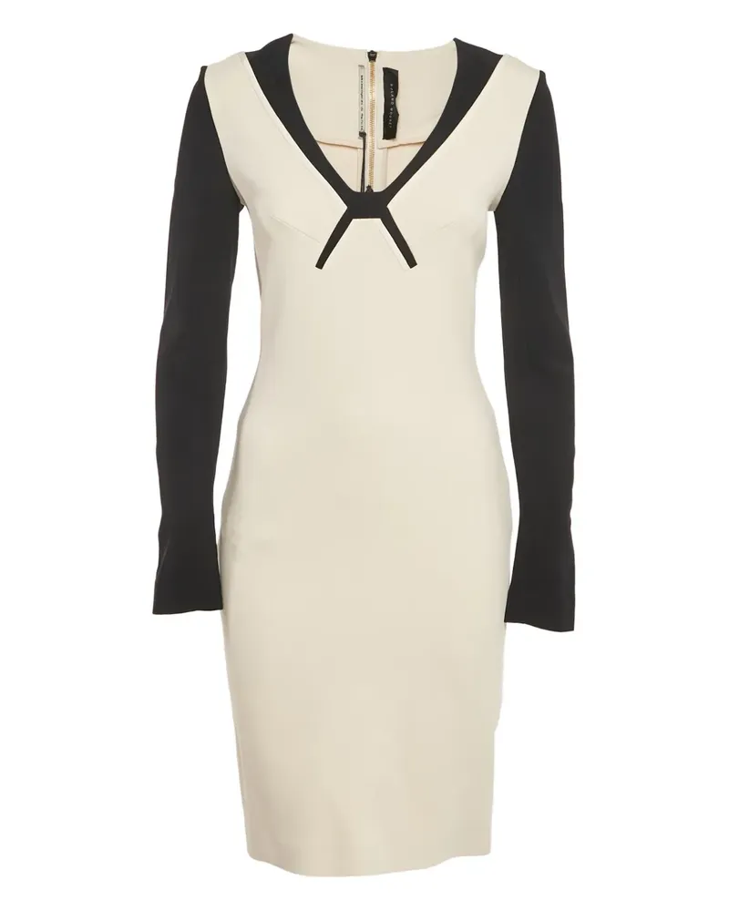 Roland Mouret Kreppkleid mit Schleifendetail - Nude Nude