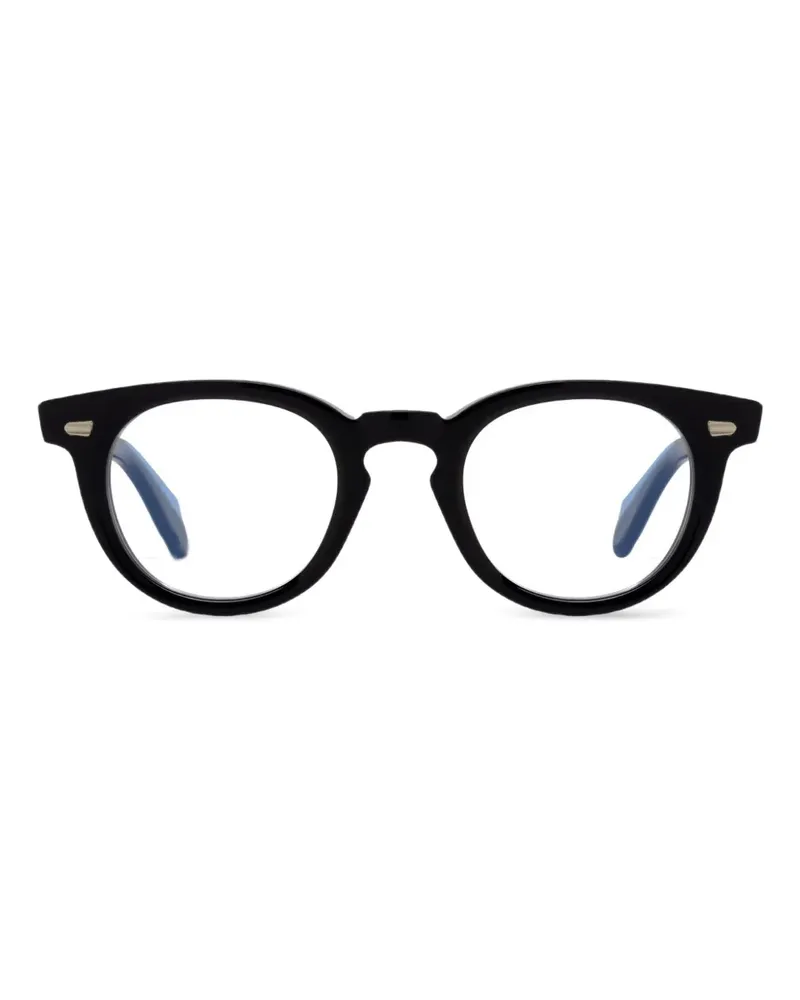 Cutler and Gross 1405 Brille mit rundem Gestell - Schwarz Schwarz