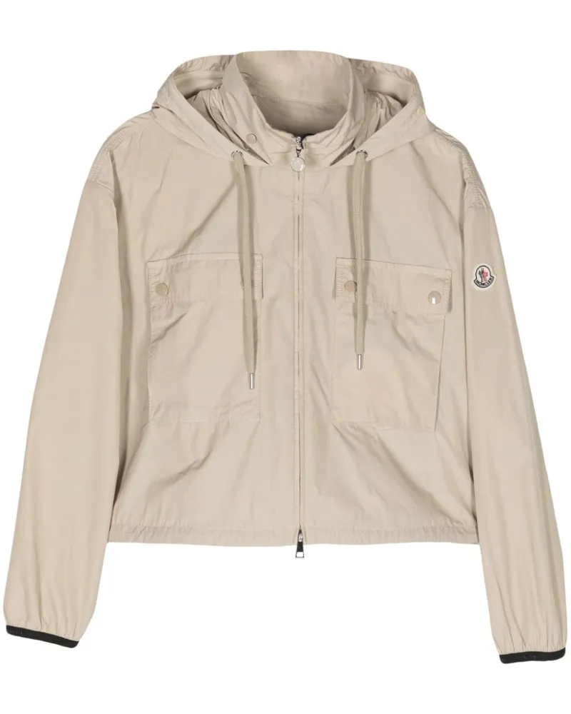 Moncler Leda Cropped-Jacke - Nude Nude