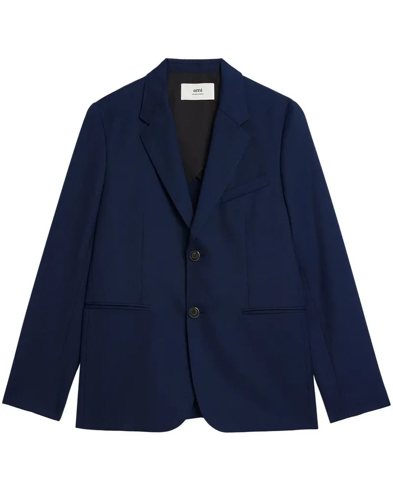 AMI Paris Einreihiges Sakko - Blau Blau