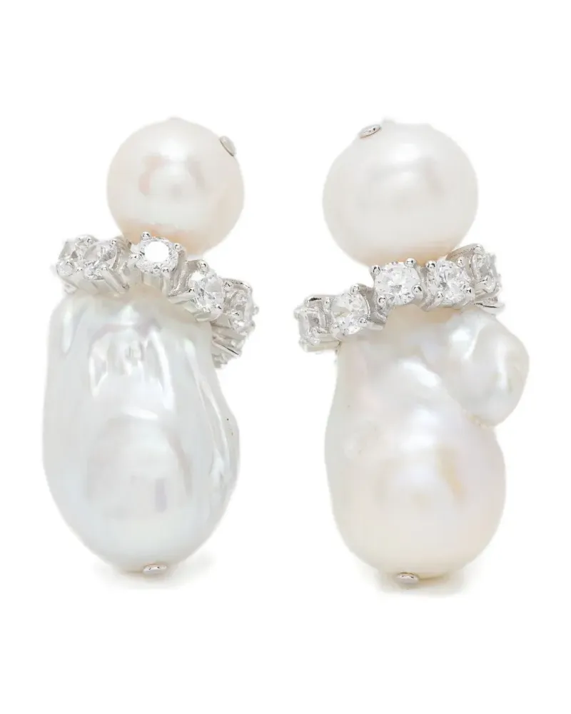 Completedworks Baroque Ohrringe - Weiß Weiß