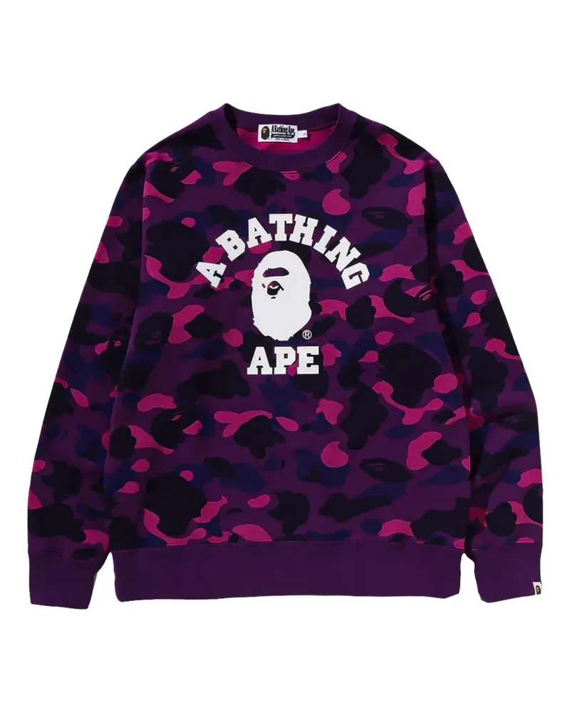 BAPE Colour Camo College Sweatshirt - Violett Violett