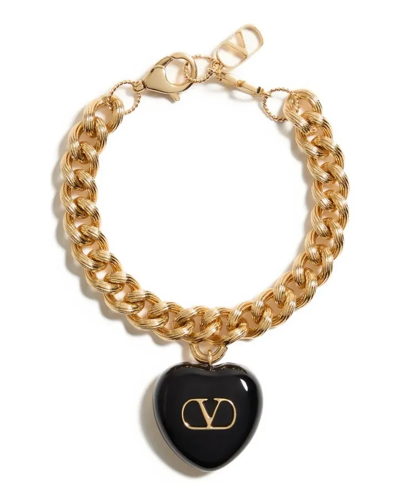 Valentino Garavani Coeur Royal Armband aus Metall und Emaille - Gold Gold