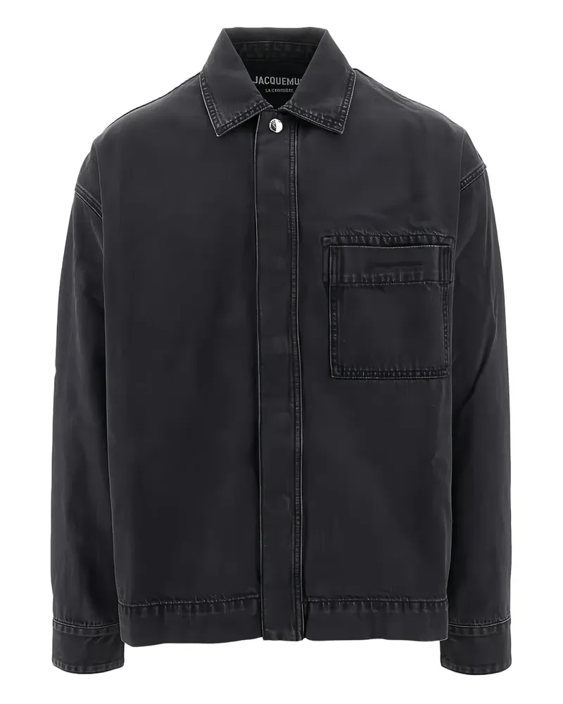 Jacquemus Klassisches Jeanshemd - Schwarz Schwarz