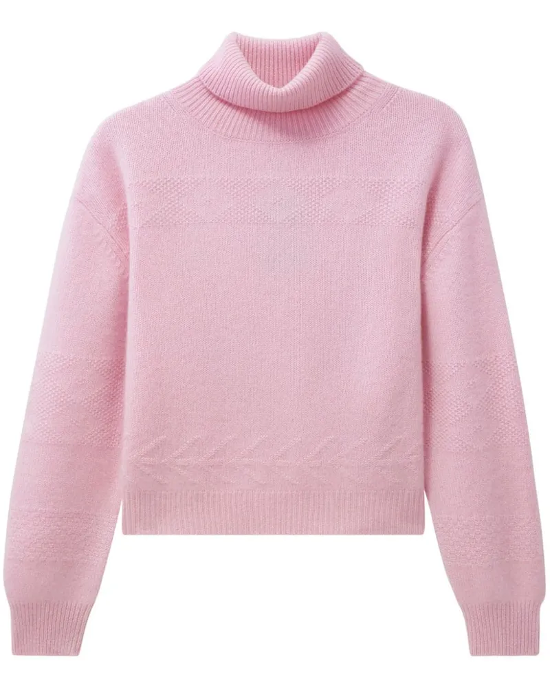 Pringle of Scotland Rollkragenpullover aus Kaschmir - Rosa Rosa