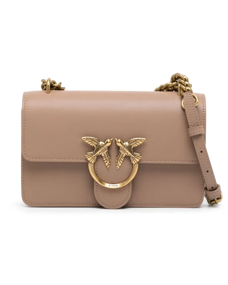 Pinko Love Schultertasche - Braun Braun