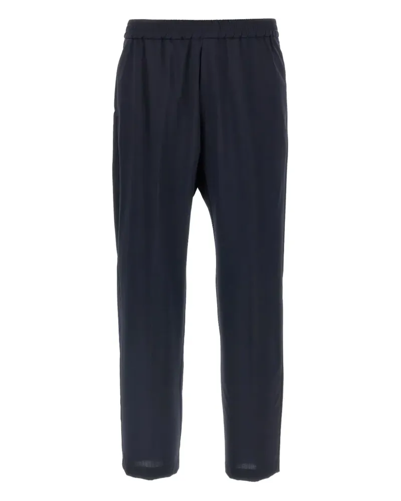 BARENA elastic-waistband trousers - Blau Blau