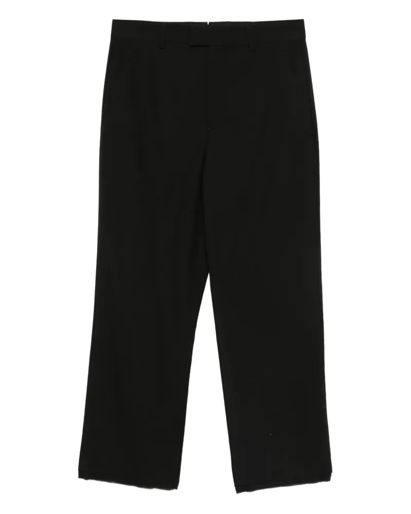 Ann Demeulemeester Ysten Cropped-Hose - Schwarz Schwarz
